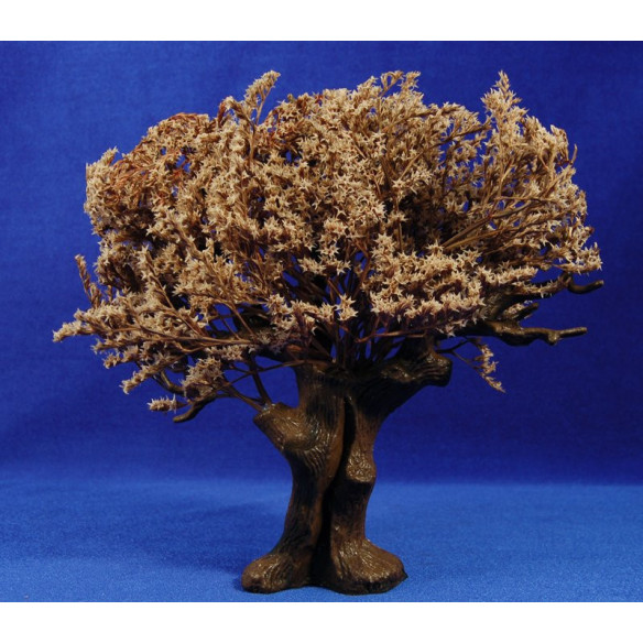 Albero bianco di 27 cm plastica Oliver