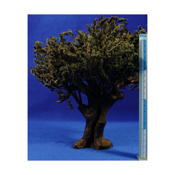 Árbol verde 27 cm plástico Oliver