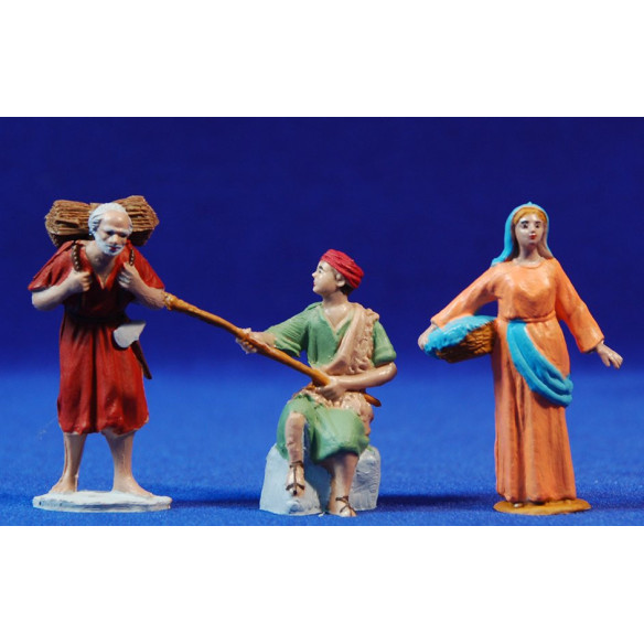 Grup 3 pastors M6 7 cm plàstic Oliver