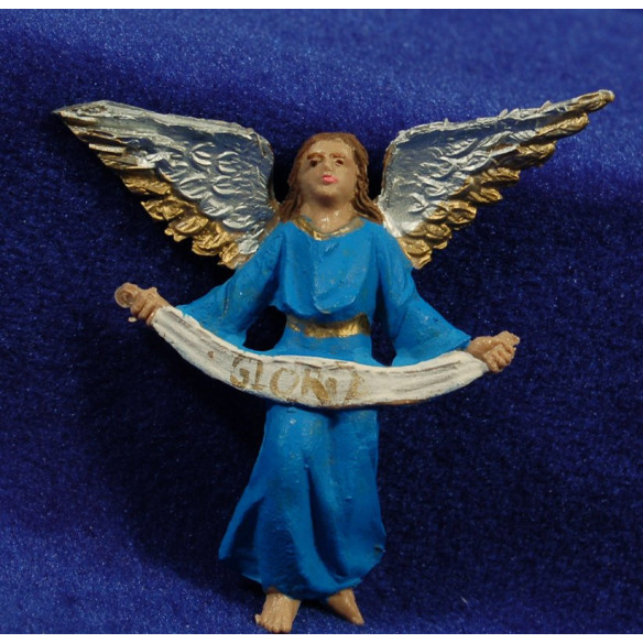 Angelo azzurro 7 cm plastica Oliver