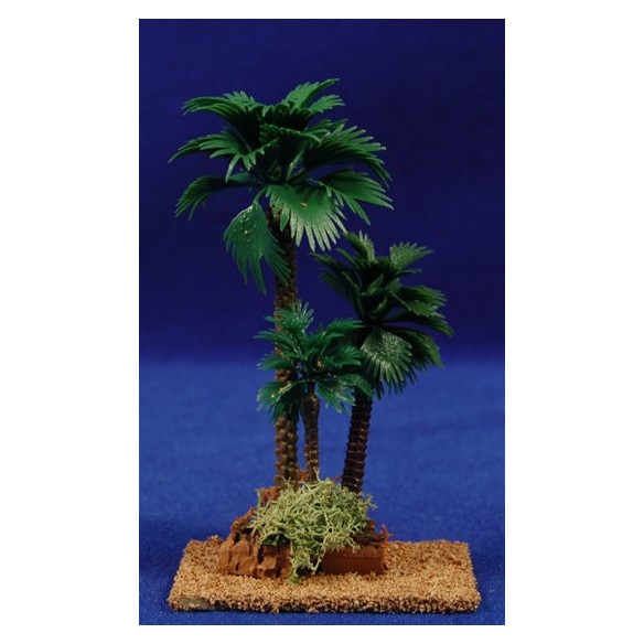 Grupo 3 palmeras 12 cm plástico Belenes Puig