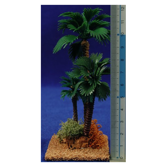 Grupo 3 palmeras 12 cm plástico Belenes Puig