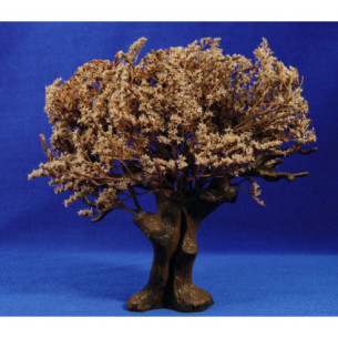 Albero bianco di 27 cm plastica Oliver