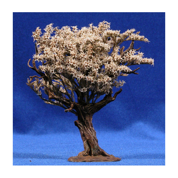 White tree 14 cm plastic Oliver