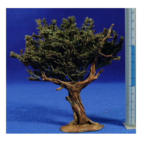 Árbol verde 14 cm plástico Oliver