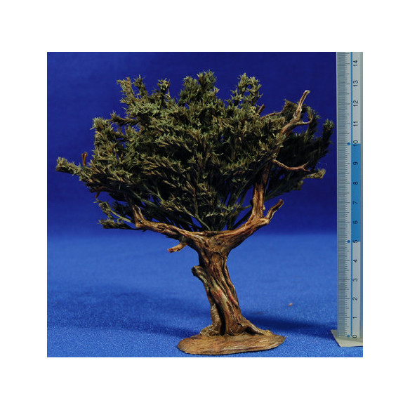 Árbol verde 14 cm plástico Oliver