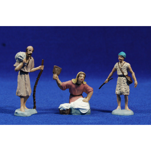 Grup 3 pastors M4 7 cm plàstic Oliver