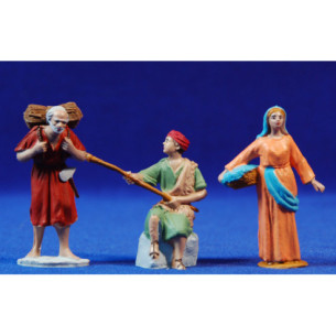 Grup 3 pastors M6 7 cm plàstic Oliver