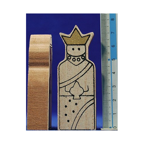 Natività con i re magi  per colorare e marcatori 7 cm legno