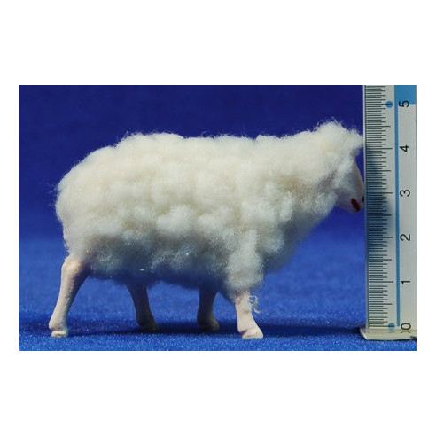 Pecora lana 10 cm plastica Belenes Puig