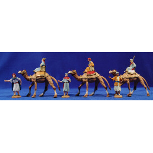 Kings with camel 6,5 cm plastic Belenes Puig