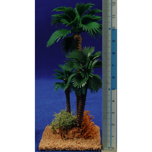 Grupo 3 palmeras 12 cm plástico Belenes Puig