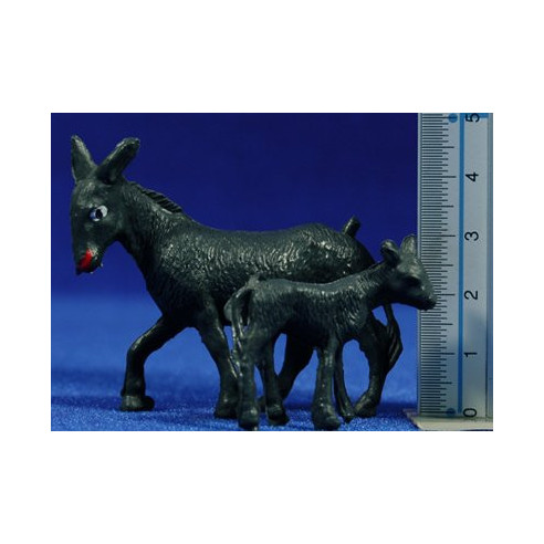Asino 6 cm plastica Belenes Puig