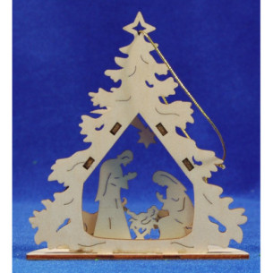 Natività 12 cm legno