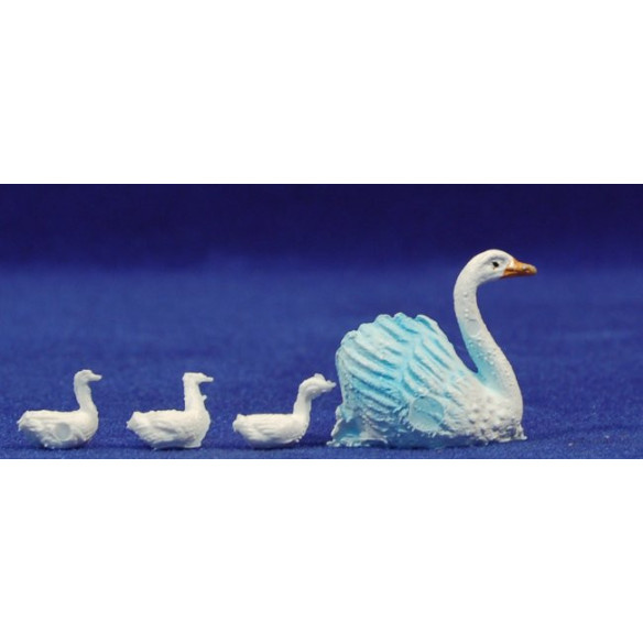 Cigne nedant 8 cm plàstic Belenes Puig