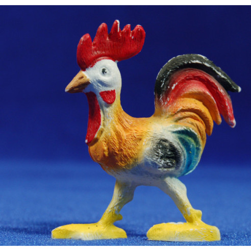 Gallo moderno 8 cm plástico Belenes Puig