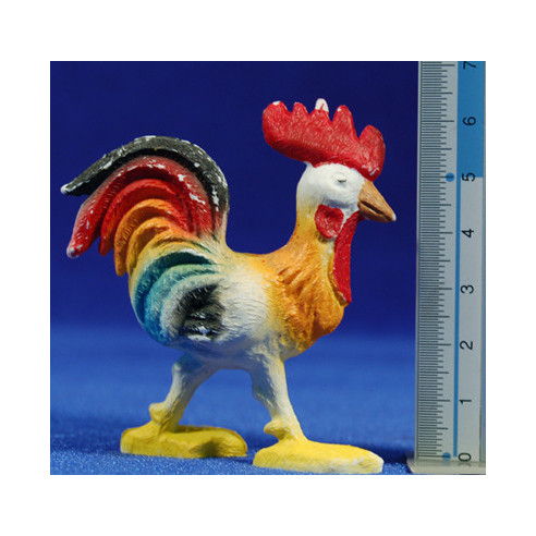 Gallo moderno 8 cm plástico Belenes Puig