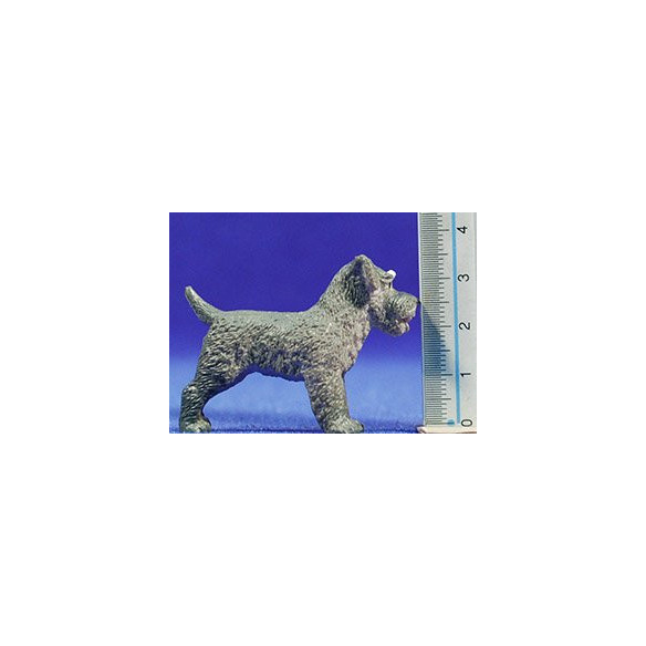 Cane shnauzer 10 cm plastica Belenes Puig