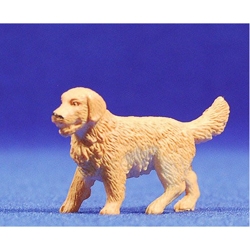 Cane golden 10 cm plastica Belenes Puig