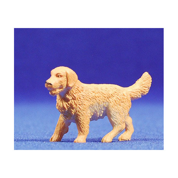 Cane golden 10 cm plastica Belenes Puig