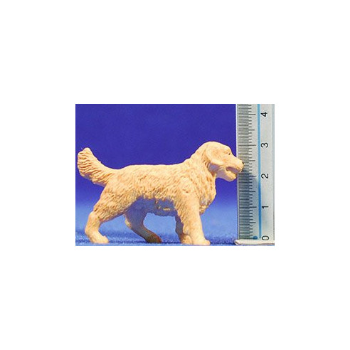 Cane golden 10 cm plastica Belenes Puig
