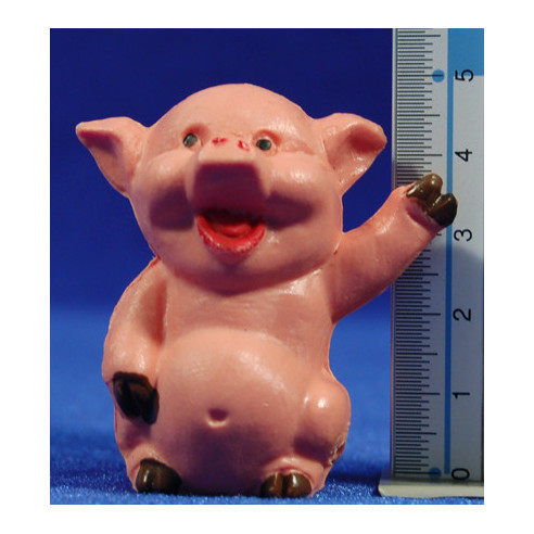 Cerdo moderno de pie 8 cm plástico Belenes Puig