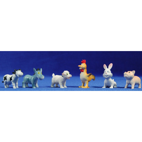 Animal's group 5 cm plastic Belenes Puig