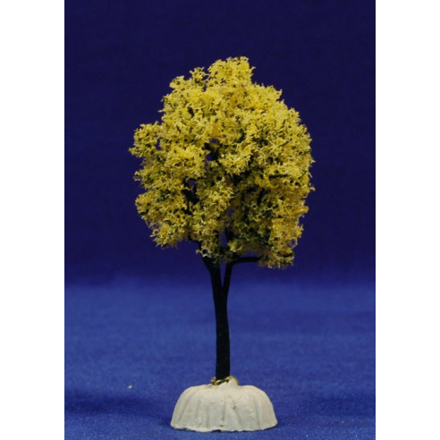 Árbol otoño verde-amarillo 10 cm plástico