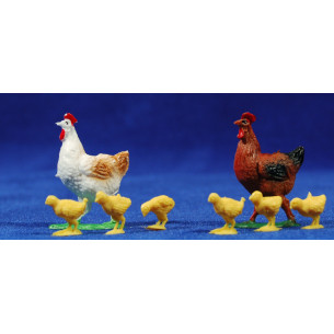 Gallina 9-10 cm plàstic Belenes Puig
