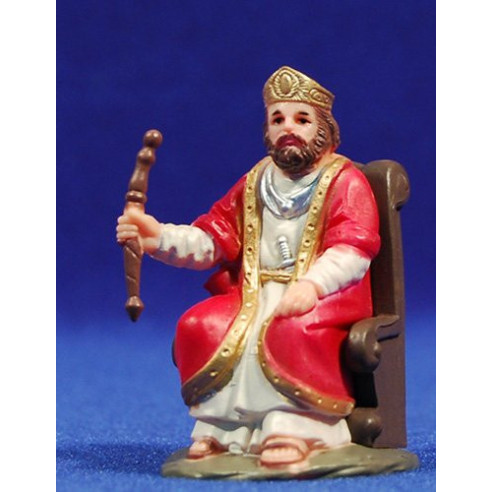 Herodes assegut 8 cm plàstic Belenes Puig
