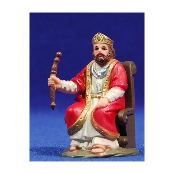 Herodes assegut 8 cm plàstic Belenes Puig