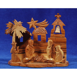 Natività decorazione M2 11 cm legno