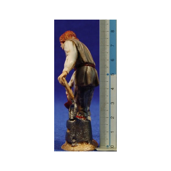 Coal man 10 cm plastic Moranduzzo - Landi  ebraic style