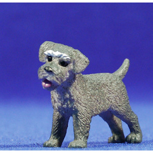 Perro shnauzer 10 cm plástico Belenes Puig