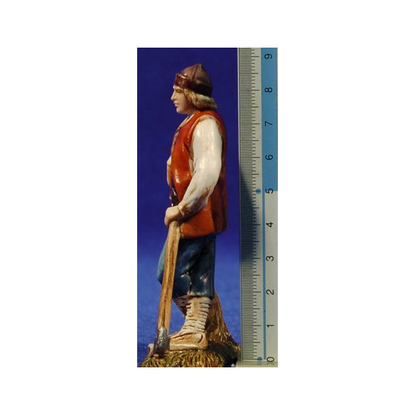 Woodcutter hanging 10 cm plastic Moranduzzo - Landi  ebraic style