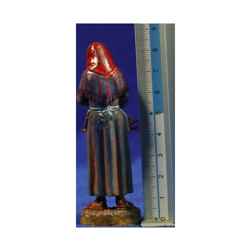 Vecchia con legna 10 cm plastica Moranduzzo - Landi stile 700