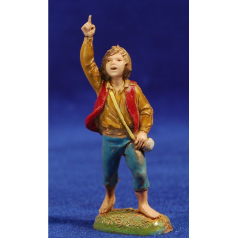 Children with a finger raised 10 cm plastic Moranduzzo - Landi 700 style