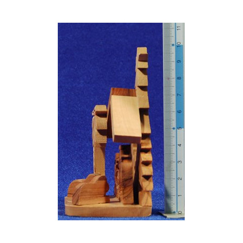 Nativity decoration 10 cm wood