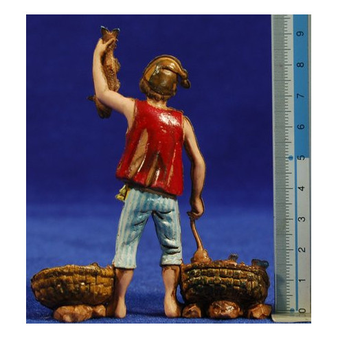 Fish seller 10 cm plastic Moranduzzo - Landi 700 style
