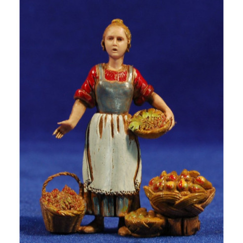 Vegetables woman 10 cm plastic Moranduzzo - Landi 700 style