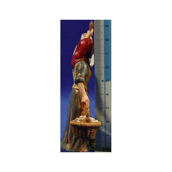Pollivendola 10 cm plastica Moranduzzo - Landi stile 700