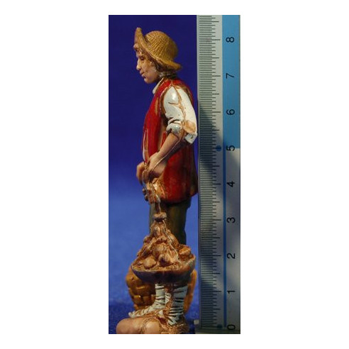 Pagés venent bolets 10 cm plàstic Moranduzzo - Landi estil 700