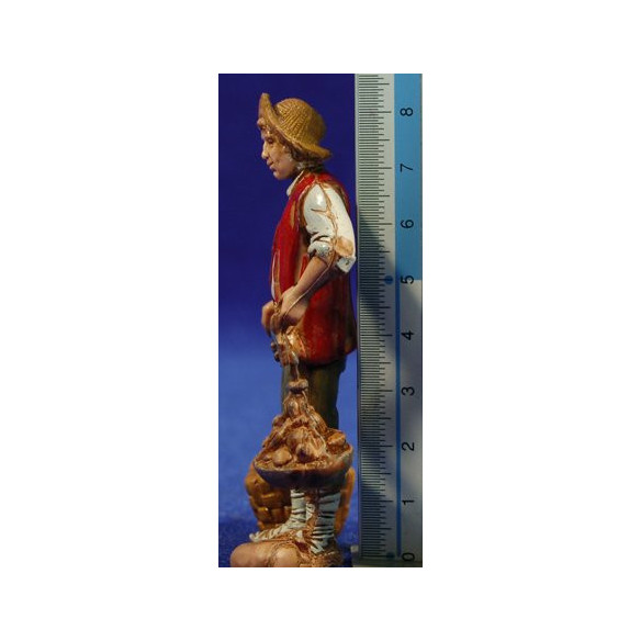 Pagés venent bolets 10 cm plàstic Moranduzzo - Landi estil 700