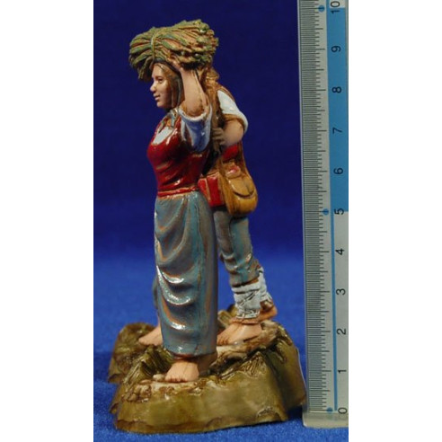 Group of farmers 10 cm plastic Moranduzzo - Landi ebraic style