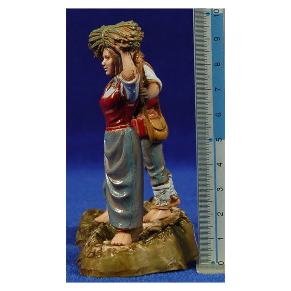 Group of farmers 10 cm plastic Moranduzzo - Landi ebraic style