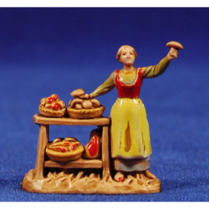 Vegetables woman 3,5 cm plastic Moranduzzo - Landi 700 style