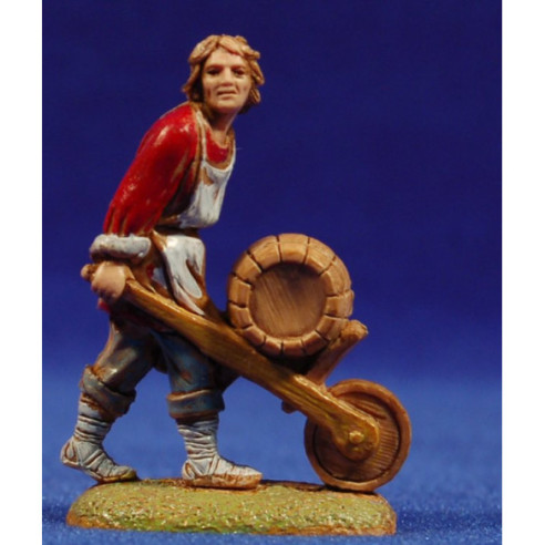Pastor amb carreta 6 cm plàstic Moranduzzo - Landi estil 700