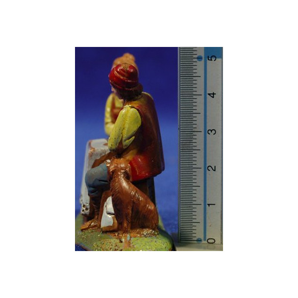 Pastors a taula 6 cm plàstic Moranduzzo - Landi estil 700
