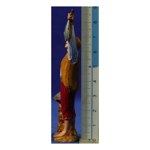 Pescivendolo 8 cm plastica Moranduzzo - Landi stile 700