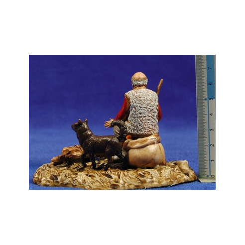 Pastore con fuoco 10 cm plastica Moranduzzo - Landi stile 700